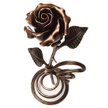 Load image into Gallery viewer, Copper Rose With Stand | Wedding Anniversary Present 
