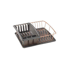 Load image into Gallery viewer, Copper Dish Drainer With Tray | Metal, Copper | 37 x 33 x 63 cm | Metaltex
