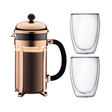 Load image into Gallery viewer, Bodum | Copper Chambord 8 Cup French Press Coffee Maker | 1.0 l, 34 oz 
