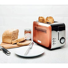 Load image into Gallery viewer, Haden Copper Coloured Toaster | 2 Slices 
