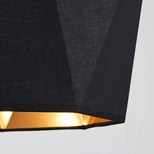 Load image into Gallery viewer, Matt Black &amp; Copper Pendant Light Shade 
