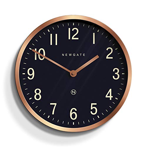 NEWGATE® | Master Edwards Wall Clock | Copper Effect | Retro Clock Mid-Century Modern