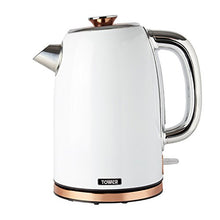 Load image into Gallery viewer, Tower | Rose Gold/ Copper &amp; White Kettle | Stainless Steel | 3000 W | 1.7 Litre
