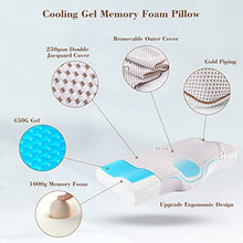 Load image into Gallery viewer, Copper Memory Foam Pillow | Gel Memory Foam 
