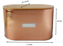 Load image into Gallery viewer, Modern Copper Bread Bin For Kitchen 
