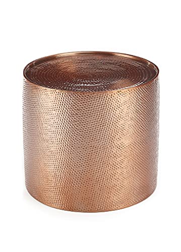 Copper Side Table | Hammered Finish