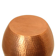 Load image into Gallery viewer, Moroccan Copper Side Table | Hammered Finish 
