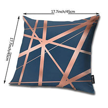 Load image into Gallery viewer, Luxe Velvet Cushion Cover | Copper &amp; Navy
