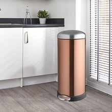 Load image into Gallery viewer, Copper &amp; Stainless Steel Kitchen Bin | Addis | 
