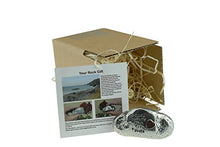 Load image into Gallery viewer, Silver &amp; Copper Metal Rock | 7th Wedding Anniversary Gift Idea
