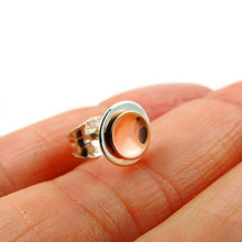 Load image into Gallery viewer, Copper &amp; Silver Discs Earrings 
