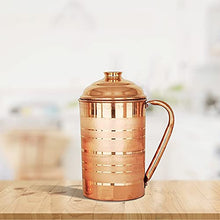 Load image into Gallery viewer, 100% Copper Water Pitcher | Jug 
