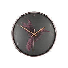 Load image into Gallery viewer, The Academy Hummingbird Wall Clock | Copper/ Rose- Gold &amp; Grey | Jones Clocks ®
