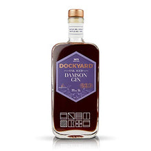 Load image into Gallery viewer, Copper Rivet Dockyard Damson Gin 50cl - Small Batch Gin Oak Aged Damson Gin Flavoured - Artisan Craft Gin - Premium Gin, Kent Gin Handcrafted from Local Grains, Special Edition Gin, Flavoured Gin
