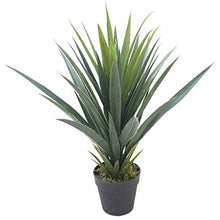 Load image into Gallery viewer, Fake Yucca &amp; Copper Planter &amp; Plant Stand 
