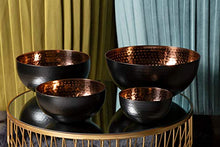 Load image into Gallery viewer, Modern Copper &amp; Black Bowls | Homeware
