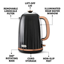 Load image into Gallery viewer, Breville Black &amp; Copper Kettle

