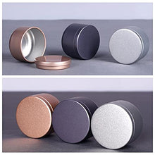 Load image into Gallery viewer, Set Of 3 Copper, Silver, Grey Storage Tins 
