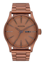 Load image into Gallery viewer, Nixon | Sentry SS A375 | Men&#39;s Analog Classic Watch | Copper | 100M Water Resistant
