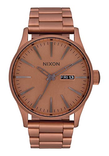Nixon | Sentry SS A375 | Men's Analog Classic Watch | Copper | 100M Water Resistant