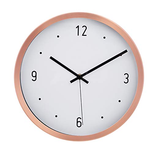 Copper Wall Clock | 30.5cm | Analogue | Battery Powered