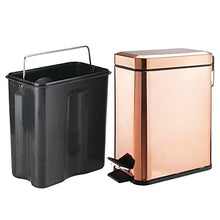 Load image into Gallery viewer, Copper Pedal Bin With Plastic Insert | 5 Litres 
