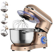 Load image into Gallery viewer, Aucma | Kitchen Electric Mixer | Copper/ Champagne  Colour | 6.2L Stainless Steel Bowl | 6 Speed
