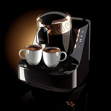 Load image into Gallery viewer, Arzum | Automatic Turkish Coffee Machine | Black &amp; Copper | 710W | 1L
