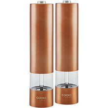 Load image into Gallery viewer, Copper Cooks Professional Electric Salt &amp; Pepper Mills 
