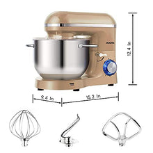 Load image into Gallery viewer, Aucma Copper Coloured Electric Food Mixer | 6.2L Capacity
