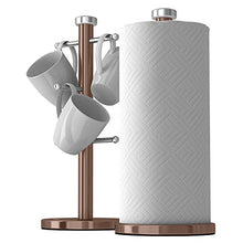 Load image into Gallery viewer, Morphy Richards | Copper Kitchenware | Mug Tree Stand &amp; Kitchen Roll Holder 
