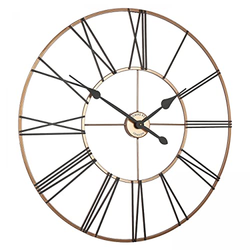 Thomas Kent London 32'' Summer House Copper Skeleton Design Indoor Outdoor Wall Clock