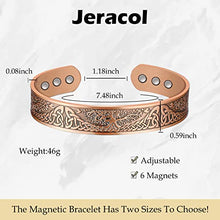 Load image into Gallery viewer, Jeracol Copper Bracelet | Cuff Bangle 
