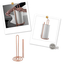 Load image into Gallery viewer, Copper Kitchen Roll Holder | Metaltex 
