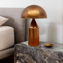 Load image into Gallery viewer, Brushed Copper Table Lamp | Bedside Table
