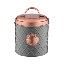 Load image into Gallery viewer, Typhoon Tea Canister | Grey &amp; Copper 
