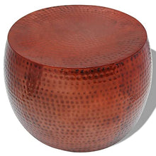 Load image into Gallery viewer, Copper Coffee Table | Round Stool | Aluminium | vidaXL
