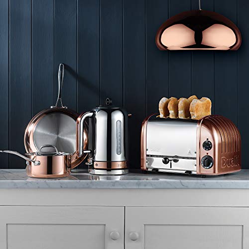 Dualit Classic Kettle Copper Trim Polished Stainless Steel