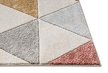 Load image into Gallery viewer, Contemporary Modern Geometric Design Rug | Copper 
