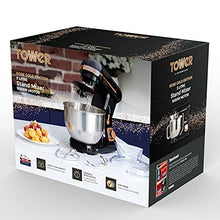 Load image into Gallery viewer, Tower | Black, Copper, Stainless Steel Electric Food Mixer
