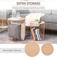 Load image into Gallery viewer, Copper Side Table | Removable Table Top 
