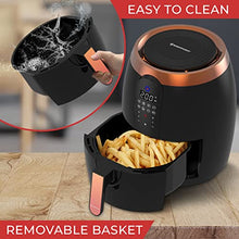 Load image into Gallery viewer, Copper &amp; Black Air Fryer | 3.5L 
