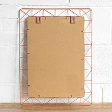 Load image into Gallery viewer, 55cm Copper Rose Gold Wall Mirror 
