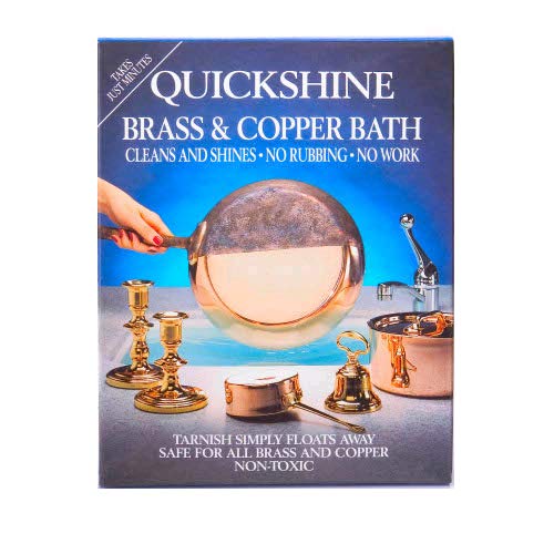 Quickshine | Brass And Copper Clean And Shine Bath | 4 Sachets