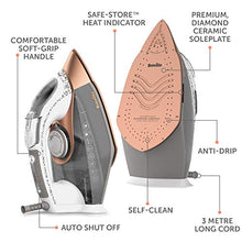 Load image into Gallery viewer, Copper, Grey &amp; White Steam Iron | DiamondXpress VIN401
