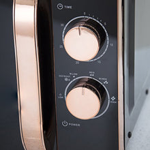 Load image into Gallery viewer, Black &amp; Copper Microwave | Tower | 20L
