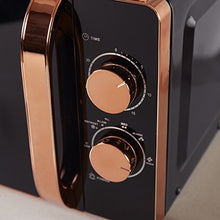 Load image into Gallery viewer, Stylish Copper &amp; Black Microwave | Tower | Defrost Function
