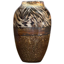 Load image into Gallery viewer, Large Handmade Mouthblown Vase | Copper Brown Gold | 30cm
