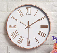 Load image into Gallery viewer, Copper Wall Clock | Roman Numerals 
