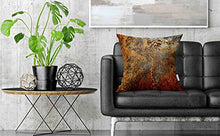 Load image into Gallery viewer, Modern Metallic Copper Cushion Cover
